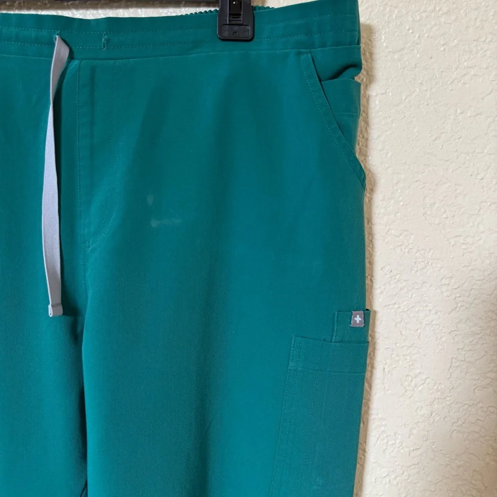 FIGS Yola Skinny Scrub Pants Green XL - Picture 5 of 7
